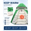 WULFUL Kids Boy’s Winter Coat Fleece Lined Waterproof Jacket Thick Hooded Puffer Cotton Parka Down Outdoor Coats(Green)