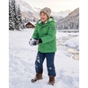 WULFUL Kids Boy’s Winter Coat Fleece Lined Waterproof Jacket Thick Hooded Puffer Cotton Parka Down Outdoor Coats(Green)