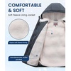 WULFUL Kids Boy’s Winter Coat Hooded Puffer Windbreaker Warm Cotton Jacket Parka Down Outdoor Coats(Dark Grey)