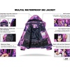 WULFUL Women’s Waterproof Ski Jacket Warm Winter Coats Windproof Winter Jackets for Women Fleece Lined Windbreaker with Hood(Digital Printing-03-n2)