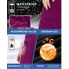 WULFUL Women’s Snow Ski Pants Waterproof Insulated Fleece Lined Winter Softshell Hiking Pants(Purple)