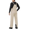 WULFUL Mens Insulated Snow Bibs Waterproof Winter Ski Pants Snowboarding Overalls(Khaki)