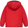 WULFUL Girl’s Waterproof Ski Jacket Warm Fleece Hooded Winter Snow Coat(Red)