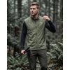 WULFUL Men’s Lightweight Golf Vest Windproof Outerwear Sleeveless Jacket(Army Green)
