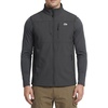 WULFUL Men’s Lightweight Golf Vest Windproof Outerwear Sleeveless Jacket(Dark Grey)