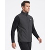 WULFUL Men’s Lightweight Golf Vest Windproof Outerwear Sleeveless Jacket(Dark Grey)