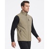 WULFUL Men’s Lightweight Golf Vest Windproof Outerwear Sleeveless Jacket(Khaki)