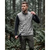 WULFUL Men’s Lightweight Golf Vest Windproof Outerwear Sleeveless Jacket(Light Grey)