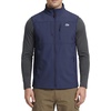 WULFUL Men’s Lightweight Golf Vest Windproof Outerwear Sleeveless Jacket(Navy)