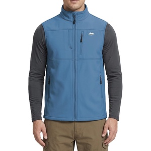 WULFUL Men’s Lightweight Golf Vest Windproof Outerwear Sleeveless Jacket(Royal Blue)