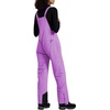 WULFUL Womens Insulated Snow Bibs Waterproof Winter Ski Pants Snowboarding Overalls(Dark Purple)