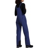 WULFUL Womens Insulated Snow Bibs Waterproof Winter Ski Pants Snowboarding Overalls(Navy)