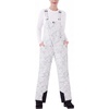 WULFUL Womens Insulated Snow Bibs Waterproof Winter Ski Pants Snowboarding Overalls(Pattern 3)