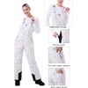 WULFUL Womens Insulated Snow Bibs Waterproof Winter Ski Pants Snowboarding Overalls(Pattern 3)