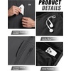 WULFUL Men’s Golf Vest Windproof Lightweight Outerwear Sleeveless Jacket