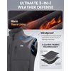 WULFUL Men’s Golf Vest Windproof Lightweight Outerwear Sleeveless Jacket