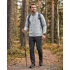 WULFUL Men’s Lightweight Softshell Jacket Fleece Lined Windbreaker Outdoor(Light Grey)