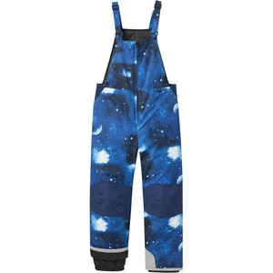 WULFUL Kids Waterproof Ski Bib Boys Girls Winter Snow Pants(Blue Sky)