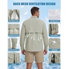 WULFUL Men’s Sun Protection Fishing Shirts UPF 50+ Lightweight Quick Dry(Light Green)