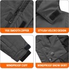 WULFUL Boy’s Waterproof Ski Jacket Kids Winter Snow Coat Outdoor(Deep Grey)