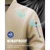WULFUL Men’s Bomber Jacket Lightweight Casual Windbreaker Zip Up Coat(Khaki)
