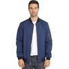 WULFUL Men’s Bomber Jacket Lightweight Casual Windbreaker Zip Up Coat(Nav)