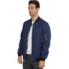 WULFUL Men’s Bomber Jacket Lightweight Casual Windbreaker Zip Up Coat(Nav)