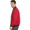 WULFUL Men’s Bomber Jacket Lightweight Casual Windbreaker Zip Up Coat(Wine Re)