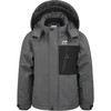WULFUL Boy’s Waterproof Ski Jacket Kids Winter Snow Coat Outdoor(Dark Grey)
